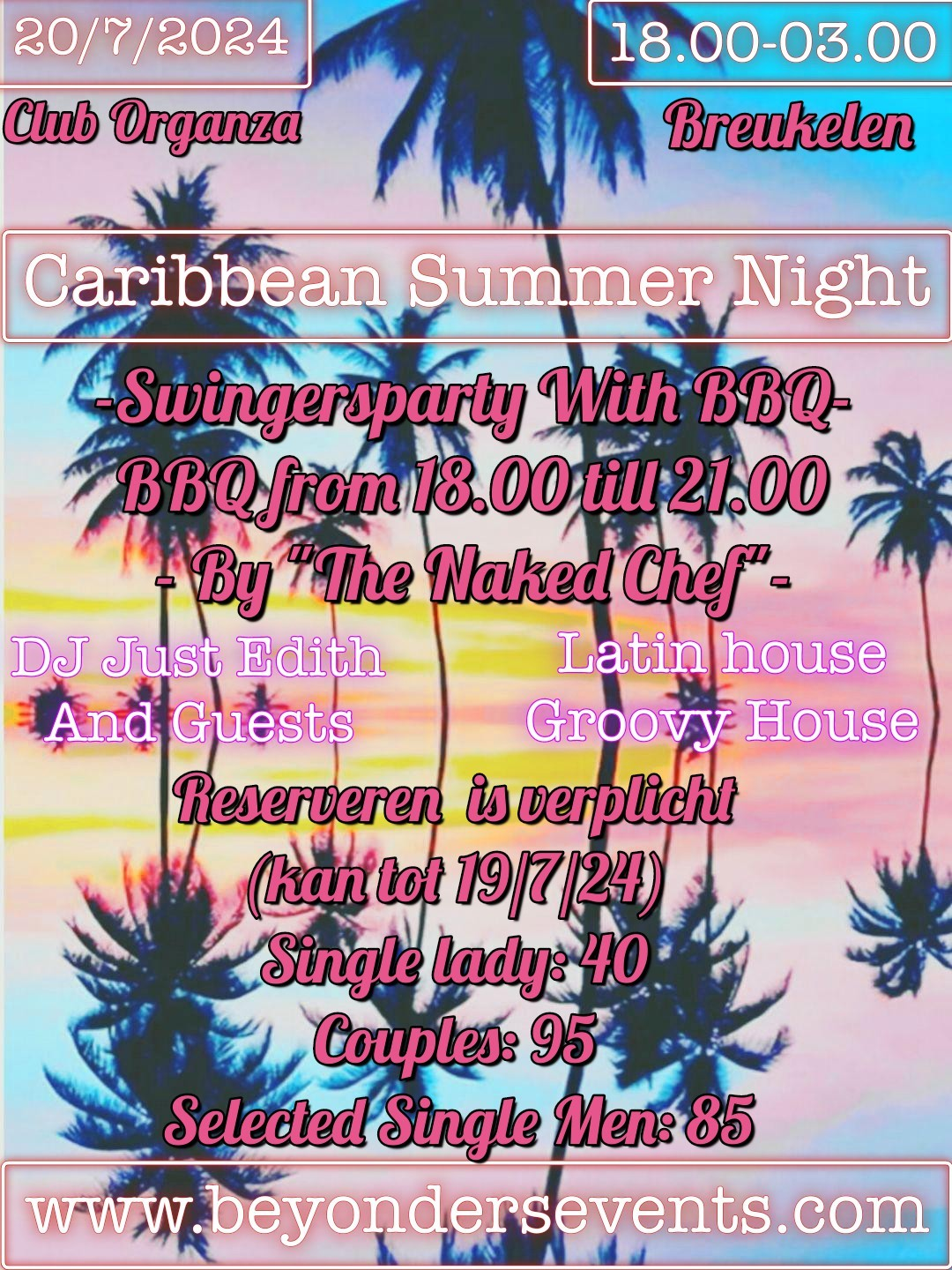 Beyonders Events presents….Caribbean Summer Night
